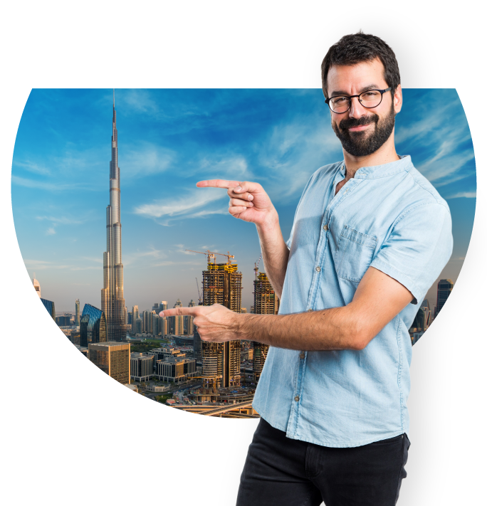 Professional Business advisor and Dubai Burj Khalifa